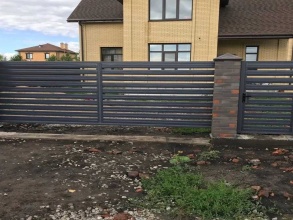 Забор жалюзи 72 метра фото в Черкизово