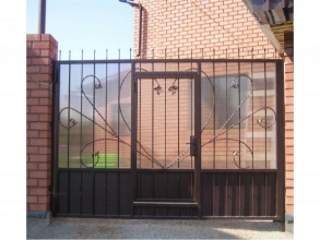 Кованые заборы с поликарбонатом 80 метров фото в Черкизово